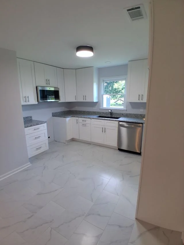 Kitchen after restoration