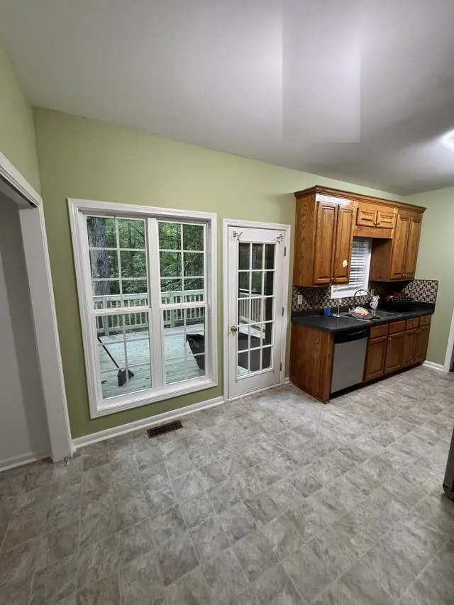Kitchen and ceiling after full interior repair